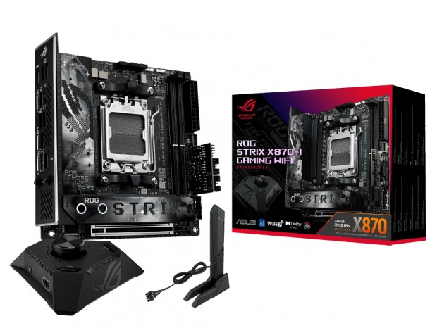 AMD X870採用のゲーミングMini-ITXマザーボード、ASUS「ROG STRIX X870-I GAMING WIFI」