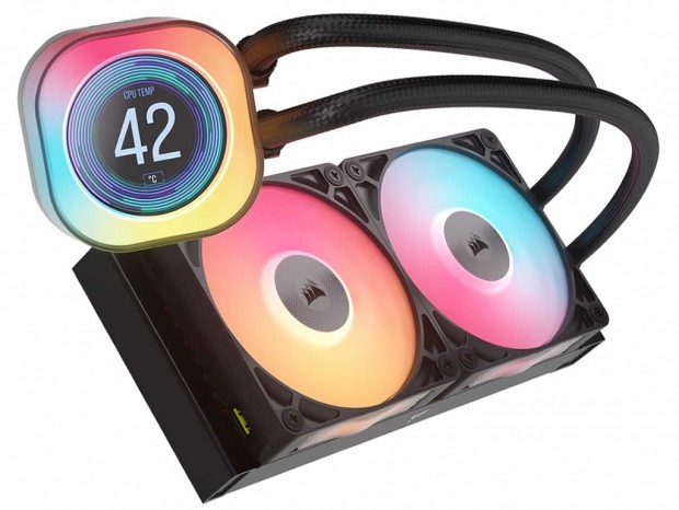 CORSAIR新型AIO水冷ユニット「iCUE LINK TITAN 240/360 RX RGB LCD」まもなく発売