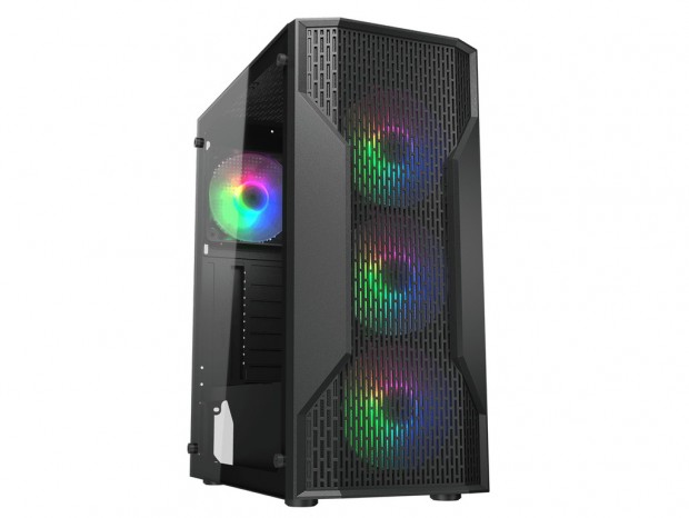 COUGAR、ARGBファン標準装備のエントリー向けミドルタワー「MX110 RGB」