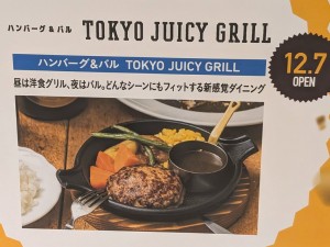 ハンバーグ&バル Tokyo Juicy Grill ヨドバシAkiba店