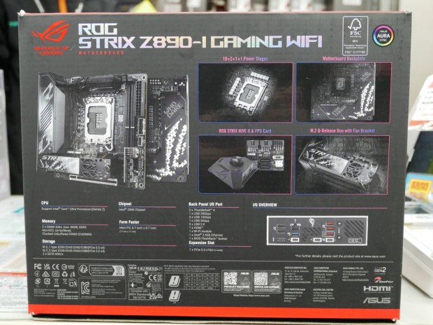 ROG STRIX Z890-I GAMING WIFI