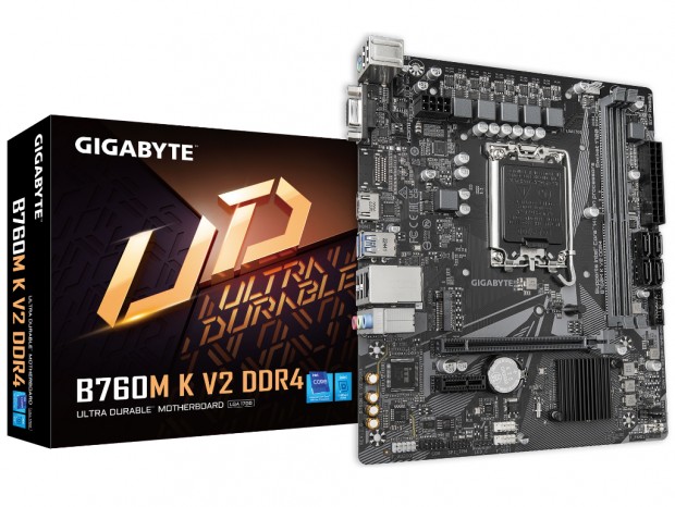 GIGABYTE、16GBメモリ同梱で税込11,800円の数量限定マザーボード「B760M K V2 DDR4」発売