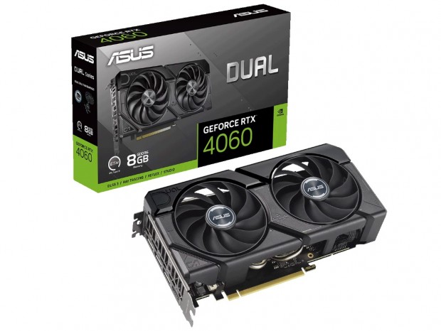 ASUS、ドスパラ専売のGeForce RTX 4060グラフィックスカード「DUAL-RTX4060-8G-EVO」