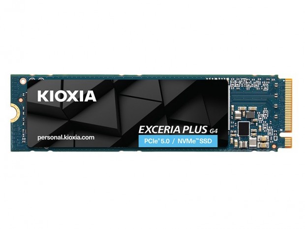 キオクシア、PCIe 5.0対応のコンシューマ向けNVMe M.2 SSD「EXCERIA PLUS G4 SSD」シリーズ