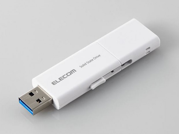 USB Type-C/Aデュアルコネクタのスライド式外付けSSD、エレコム「ESD-EWB_R」シリーズ