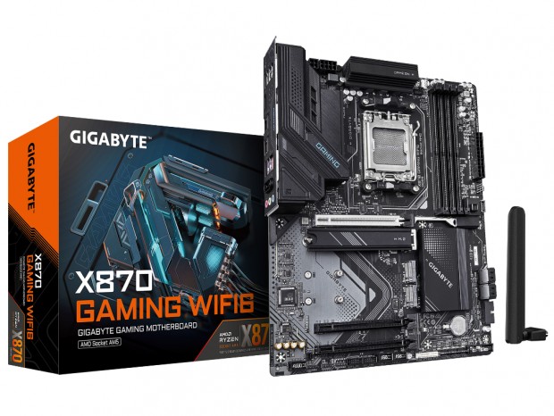 GIGABYTE、AMD X870採用エントリーゲーミングマザーボード「X870 GAMING WIFI6」発売