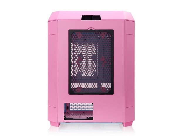 Thermaltake、八角柱ケース「The Tower 600」に”Bubble Pink”と”Bumblebee”の新色が追加