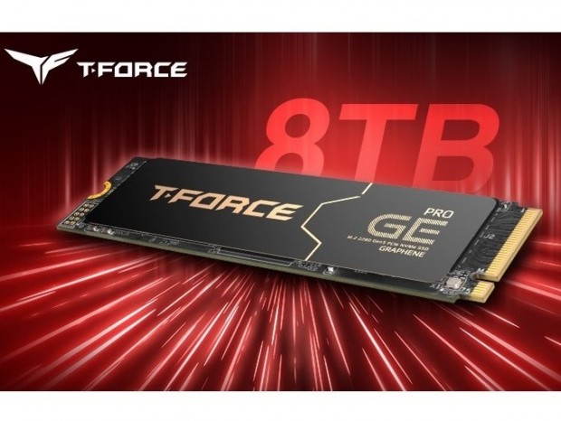 Team、PCI Express 5.0(x4)SSD「T-FORCE GE PRO」に8TBの大容量モデル追加