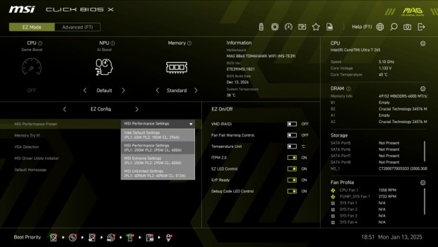 MAG B860 TOMAHAWK WIFI