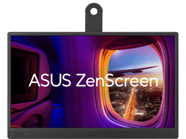 壁掛けもできる360°キックスタンドを搭載する15.6型モバイル液晶「ASUS ZenScreen MB169CK」