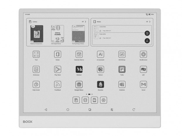 13インチ大判電子ペーパー搭載のAndroid 13タブレット、ONYX「BOOX NoteMax」が発売