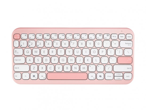 静音シザースイッチ採用キーボード「ASUS Marshmallow Keyboard KW100」に新色