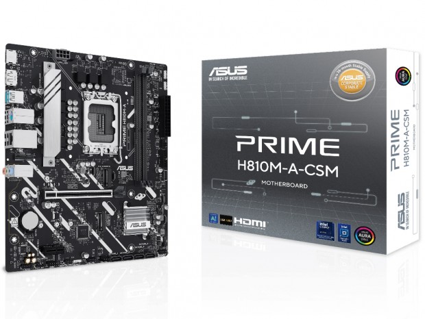 LGA1851向けエントリーMicroATXマザーボード、ASUS「PRIME H810M-A-CSM」