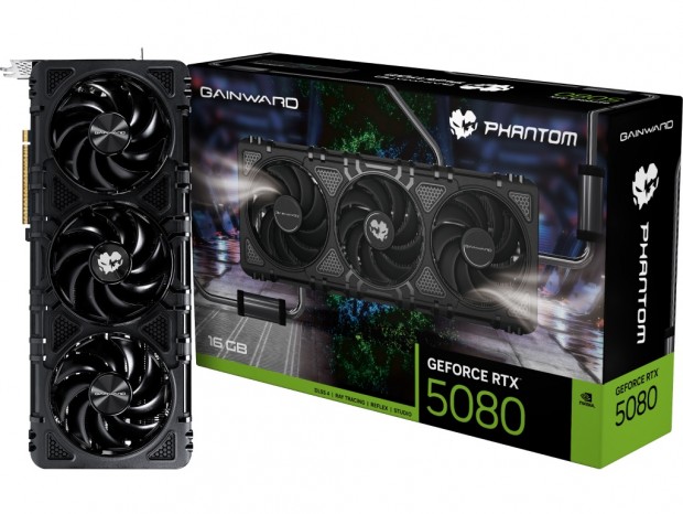 GAINWARD RTX 5080 PHANTOM 16GB GDDR7 256bit 3-DP HDMI