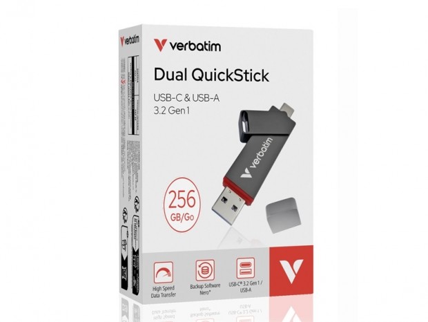 Verbatim、Type-A/C両対応のスティック型SSD「Dual QuickStick」など計5モデル