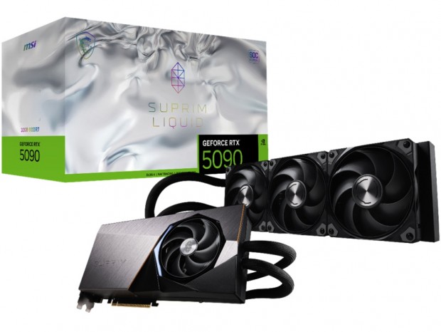 GeForce RTX 5090 32G SUPRIM LIQUID SOC