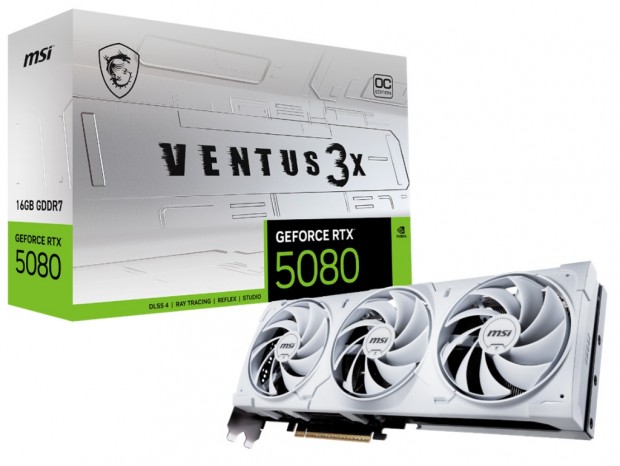 GeForce RTX 5080 16G VENTUS 3X OC WHITE