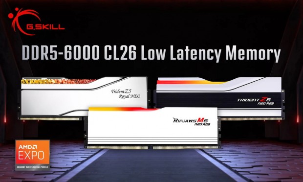 Low Latency DDR5-6000 CL26 & CL28 Memory Kits