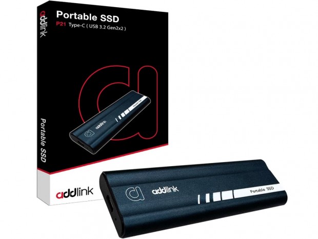 最大容量4TBのUSB 3.2 Gen 2×2対応ポータブルSSD、addlink「P21 USB SSD」