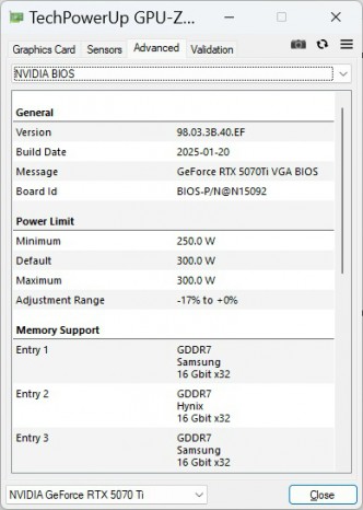 GeForce RTX 5070 Ti