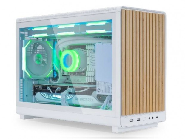 木製フロントと強化ガラスサイドのMicroATXケース、Lian Li「A3-mATX-WDG」