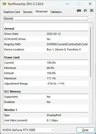 GeForce RTX 5080 16G VANGUARD SOC LAUNCH EDITION