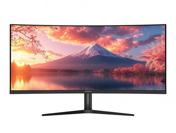 JAPANNEXT、21:9比の湾曲UWQHD+パネルを採用する37.5型ワイド液晶を約10万円で発売