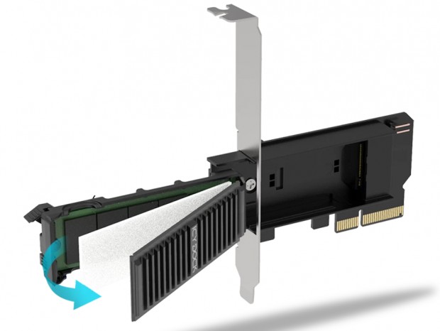 PCIe 4.0 M.2 SSDをリムーバブルドライブにするアダプタカードがICY DOCKから