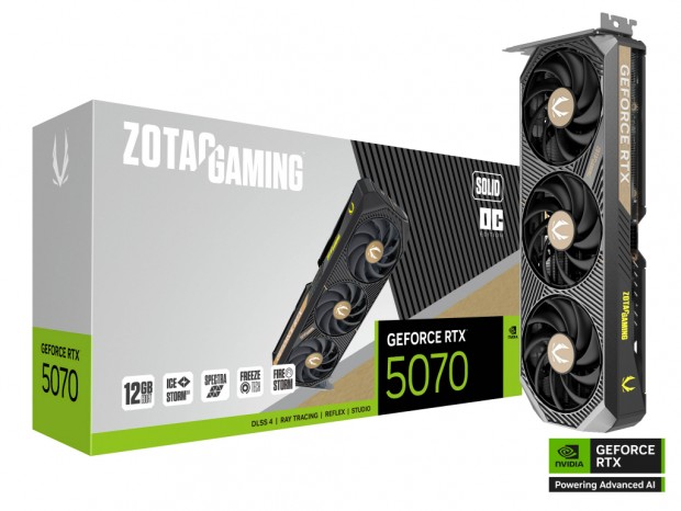 ZOTAC、NVIDIA SFF-Ready対応のGeForce RTX 5070搭載グラフィックスカード2種発売