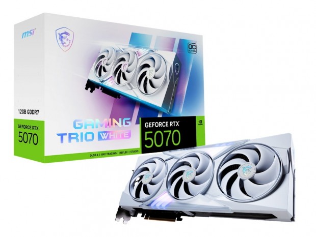 GeForce RTX 5070 12G GAMING TRIO OC WHITE