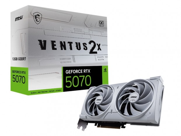 GeForce RTX 5070 12G VENTUS 2X OC WHITE