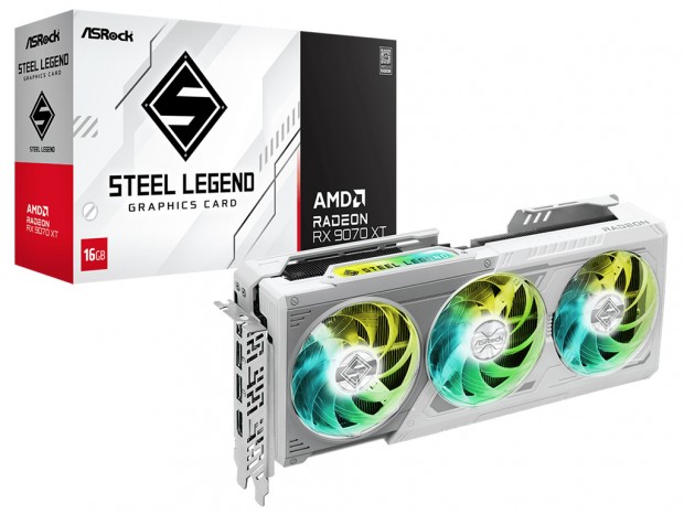 AMD Radeon™ RX 9070 XT Steel Legend 16GB