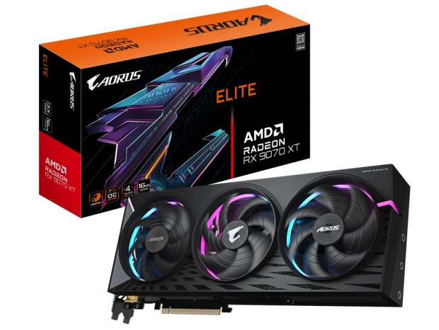 GIGABYTE、3連ファンクーラー「WINDFORCE」採用のRadeon RX 9070 XT/9070計3モデル