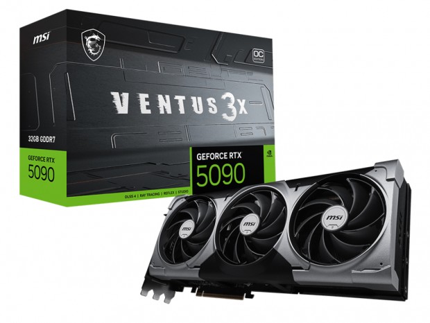 MSI、VENTUS 3XシリーズのGeForce RTX 5090などグラフィックスカード計3モデル発売